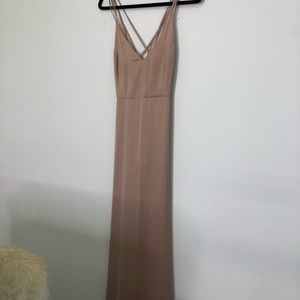 Silky long maxi dress size large forever 21